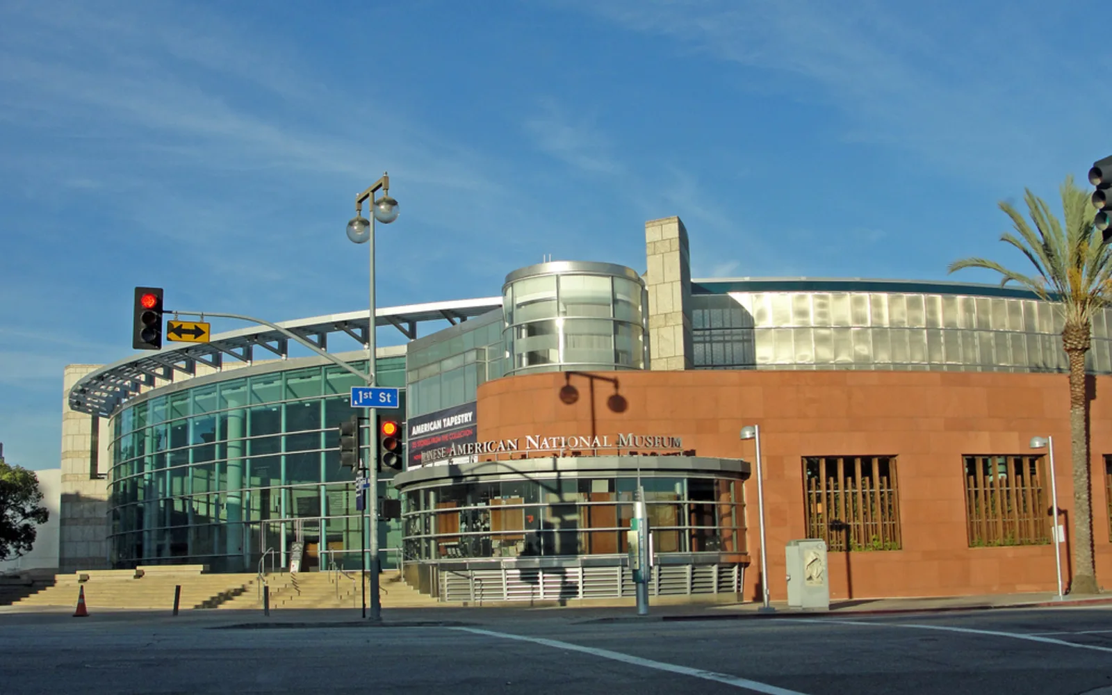 Japanese American National Museum building in Little Tokyo, Los Angeles
